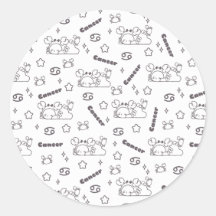 がん〔占星術の〕十二宮図ウィスパーズ – モノクロ魔法パターン