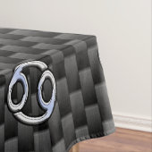 がん〔占星術の〕十二宮図サイン炭炭素繊維プリント テーブルクロス (インサイチュ)