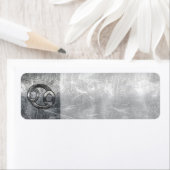 がん〔占星術の〕十二宮図サイン・イン産業スタイル ラベル (インサイチュ)