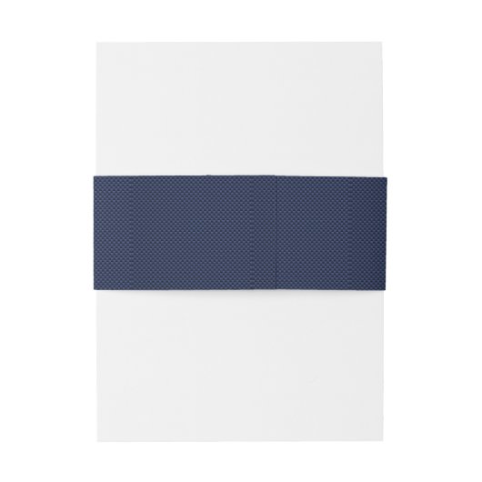 がん〔占星術の〕十二宮図シンボルネイビーブルーカーボンファイバープリント 招待状ベリーバンド (裏面例)