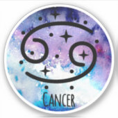 がん〔占星術の〕十二宮図シール シール (正面)