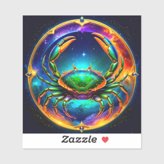 がん〔占星術の〕十二宮図ステッカー、天〔占星術の〕十二宮図 シール (シート)