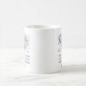 がん〔占星術の〕十二宮図パーソナライズされた形質占星術 コーヒーマグカップ (中央)