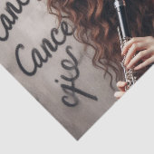 がん〔占星術の〕十二宮図ミュージシャンクラリネットデクページ 薄葉紙 (詳細)