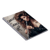 がん〔占星術の〕十二宮図ミュージシャンクラリネット ノートブック (右側)