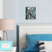 がん〔占星術の〕十二宮図ムーンチャイルドガ女神ベリーダンサー 箔ポスター (インサイチュ (寝室))