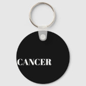 がん〔占星術の〕十二宮図ワードクラウドインスピレーション キーホルダー (裏面)