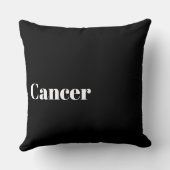 がん〔占星術の〕十二宮図ワードクラウドインスピレーション クッション (裏面)