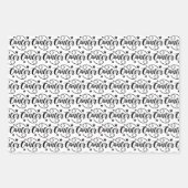 がん〔占星術の〕十二宮図包装シート ラッピングペーパーシート (正面)