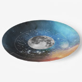 がん〔占星術の〕十二宮図占星術の徴候 – 月面 ペーパープレート (アングル)