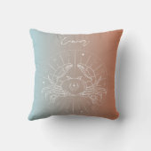 がん〔占星術の〕十二宮図占星術星型標識勾配 クッション (裏面)