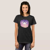 がん〔占星術の〕十二宮図徴候モダンデザイン Tシャツ (正面フル)