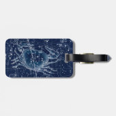 がん〔占星術の〕十二宮図徴候ヴィンテージイラストレーション ラゲッジタグ (裏面横)