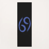 がん〔占星術の〕十二宮図徴候6月7月夏季占星術 ヨガマット (正面)