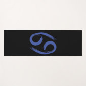 がん〔占星術の〕十二宮図徴候6月7月夏季占星術 ヨガマット (正面(横))