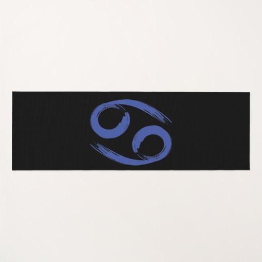 がん〔占星術の〕十二宮図徴候6月7月夏季占星術 ヨガマット (正面(横))