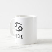 がん〔占星術の〕十二宮図徴候 コーヒーマグカップ (正面左)