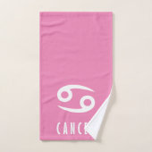 がん〔占星術の〕十二宮図徴候 バスタオルセット (ハンドタオル)