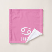 がん〔占星術の〕十二宮図徴候 バスタオルセット (ウォッシュタオル)