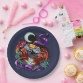 がん〔占星術の〕十二宮図徴候 ペーパープレート (パーティー)