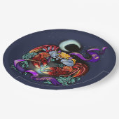 がん〔占星術の〕十二宮図徴候 ペーパープレート (アングル)