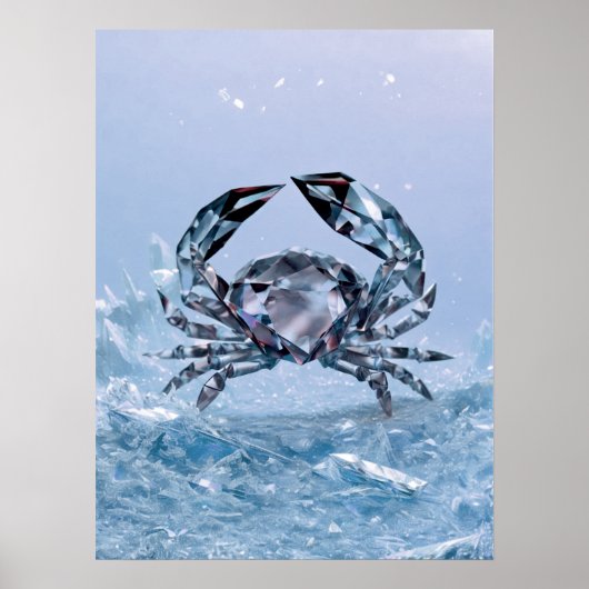 がん〔占星術の〕十二宮図徴候 ポスター (正面)