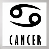 がん〔占星術の〕十二宮図徴候 ポスター (正面)