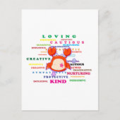 がん〔占星術の〕十二宮図徴候 ポストカード (正面)