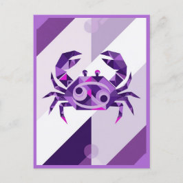 がん〔占星術の〕十二宮図徴候 ポストカード