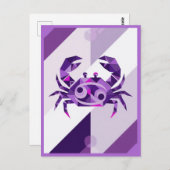 がん〔占星術の〕十二宮図徴候 ポストカード (正面/裏面)