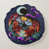 がん〔占星術の〕十二宮図徴候 ラウンドクッション (裏面)