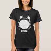 がん〔占星術の〕十二宮図徴候 Tシャツ (正面)