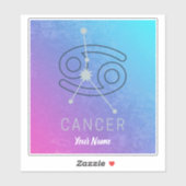 がん〔占星術の〕十二宮図星印占星術星座 シール (シート)