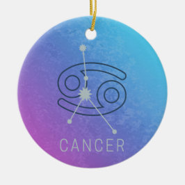 がん〔占星術の〕十二宮図星印占星術星座 セラミックオーナメント