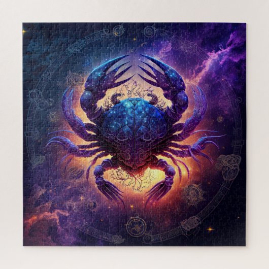 がん〔占星術の〕十二宮図標識ジグソーパズル ジグソーパズル (縦)