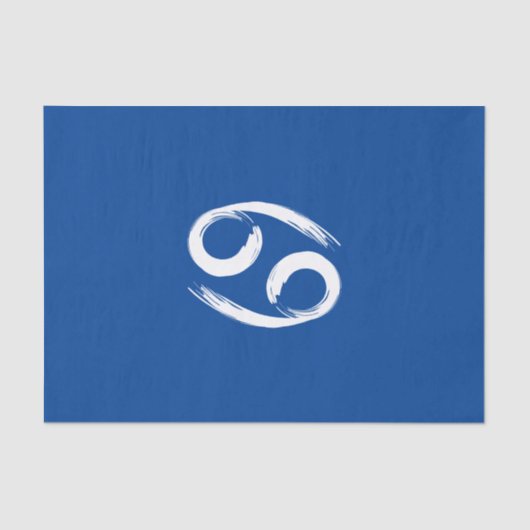 がん〔占星術の〕十二宮図症状夏6月7月星占い 薄葉紙 (正面)