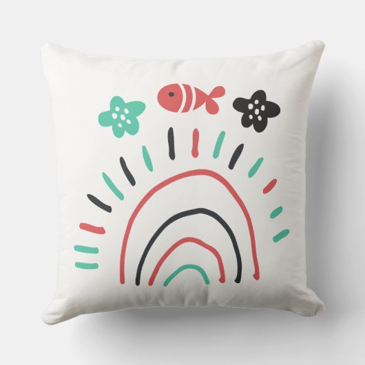 がん〔占星術の〕十二宮図看板枕、星占い クッション (裏面)