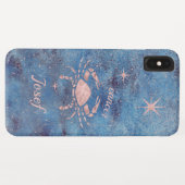 がん〔占星術の〕十二宮図符号iPhone XSの最大ケース Case-Mate iPhoneケース (裏面(横))