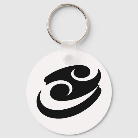 がん〔占星術の〕十二宮図 キーホルダー (正面)