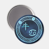 がん/牛 マグネット (正面/裏面)