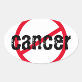 がん#1 楕円形シール (正面)