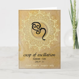 がん – LEOカスプグリーティングカード カード