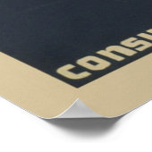 がんWPAヴィンテージポスターとの闘い ポスター (角)