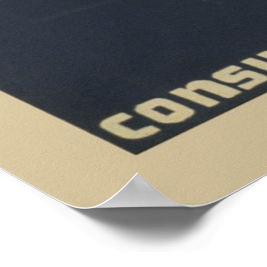 がんWPAヴィンテージポスターとの闘い ポスター (角)