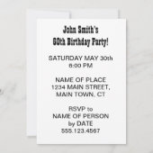 がアボカド60個を回している神聖なグアカモール 招待状 (裏面)