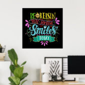 がスマイルする ポスター (ホームオフィス)