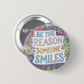 がスマイル 缶バッジ (正面&裏面)