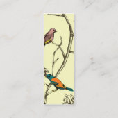 ~がトランプを使って話す3羽の鳥 コーリングカード (裏面)