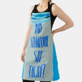 がバカイビーチおもしろいシーンと言った エプロン (インサイチュ)