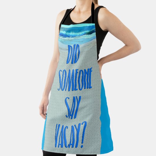 がバカイビーチおもしろいシーンと言った エプロン (インサイチュ)